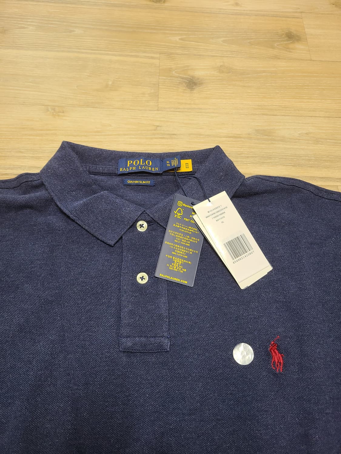 [정품/새상품][XL] 폴로 랄프로렌 네이비 폴로셔츠 상품이미지2