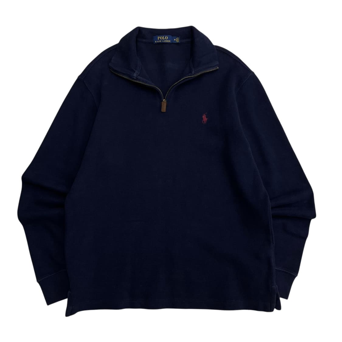 폴로 랄프로렌 버건디포니 네이비 반집업 M 상품이미지2