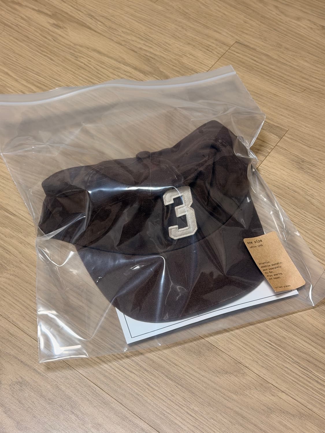 컬렉트피시스 THREE 5 PANEL CAP (BROWN) 상품이미지1