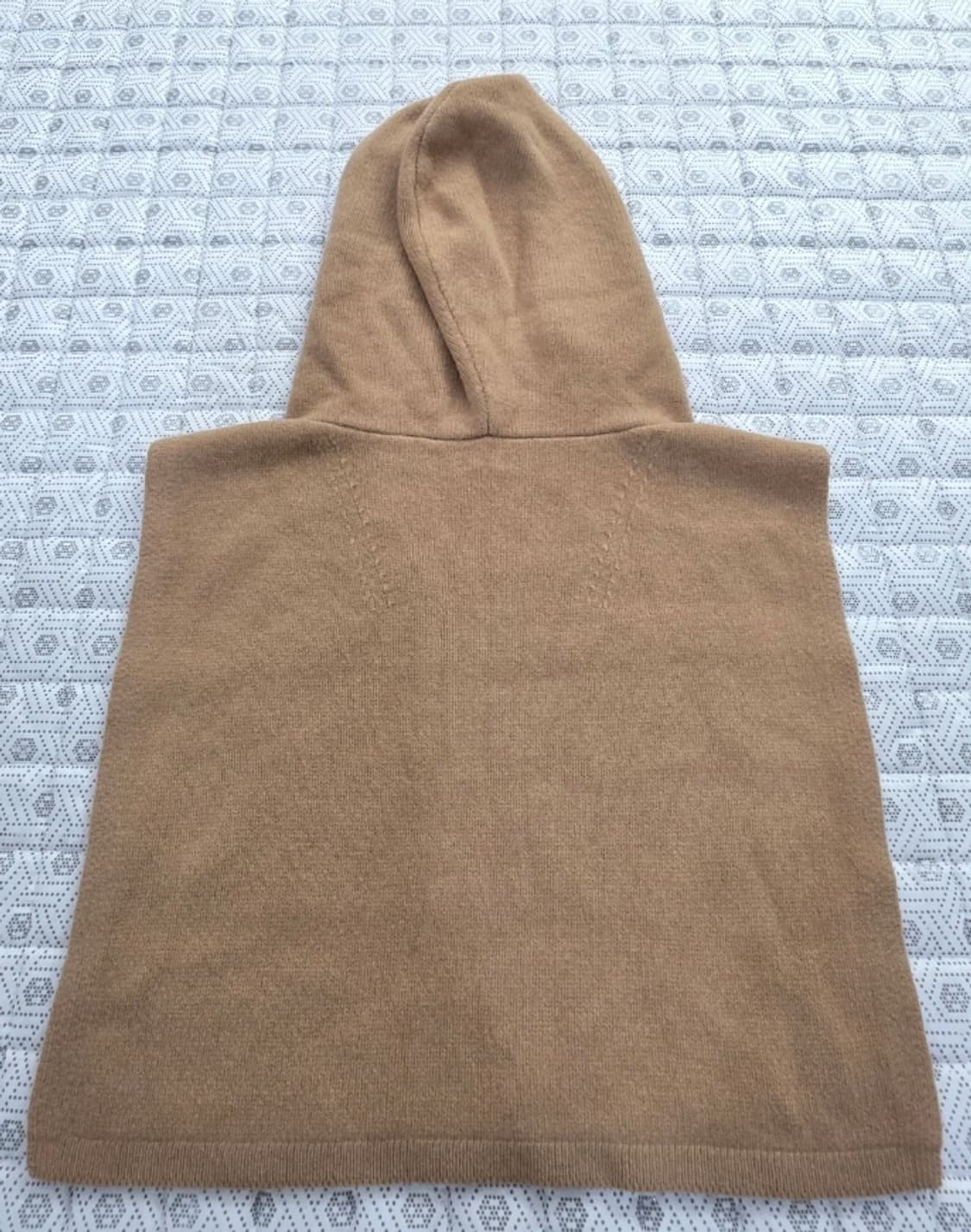 토템 한섬 울 캐시미어 후드 빕 케이프 상품이미지7