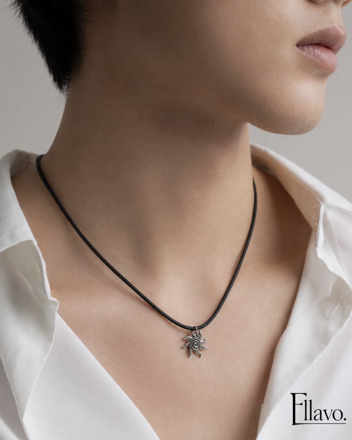 Ellavo sunstone rope necklace 상품이미지6