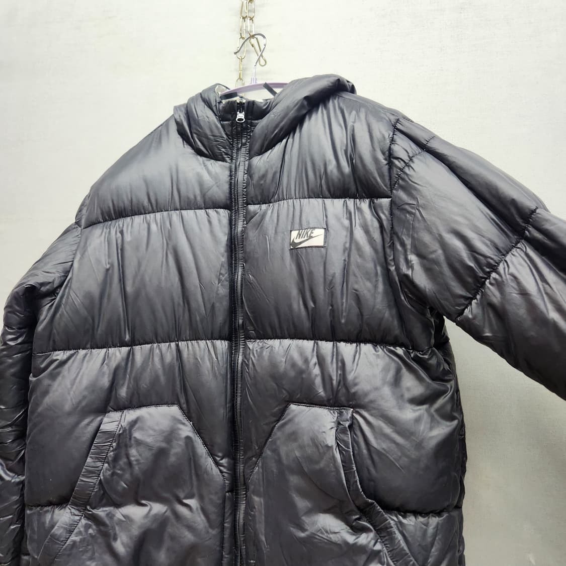 나이키 로고 양면 덕다운 패딩 L(L) 상품이미지5