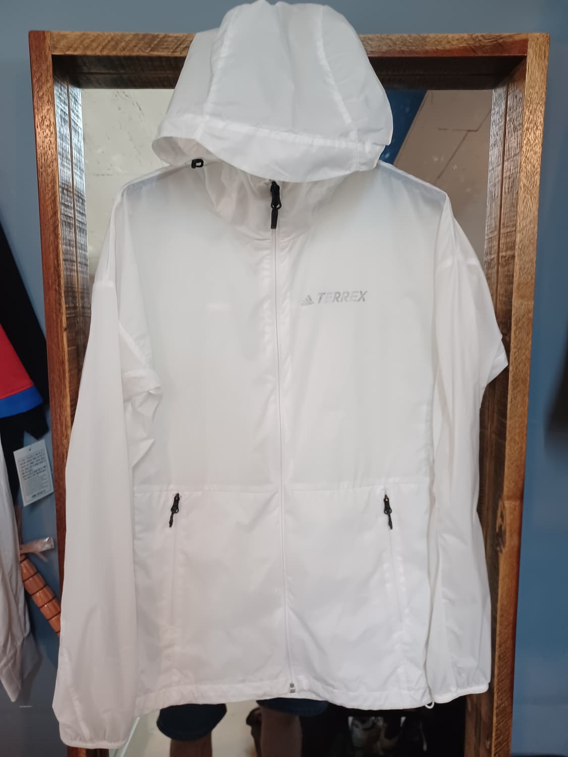 아디다스 테렉스 경량 바람막이 자켓 화이트 m 상품이미지1