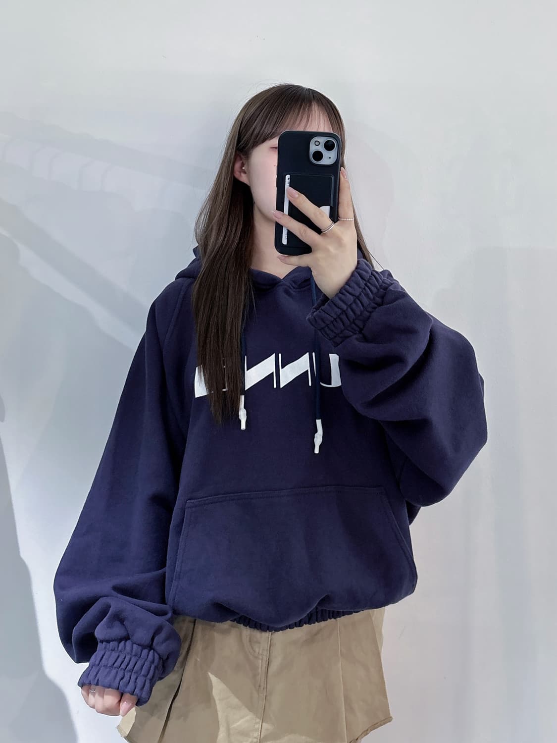 써네이 스펠로고 후드 상품이미지2