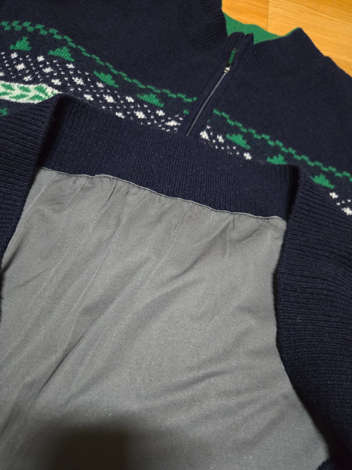 펜텀 남성 골프 방풍 니트 반집업 상품이미지5