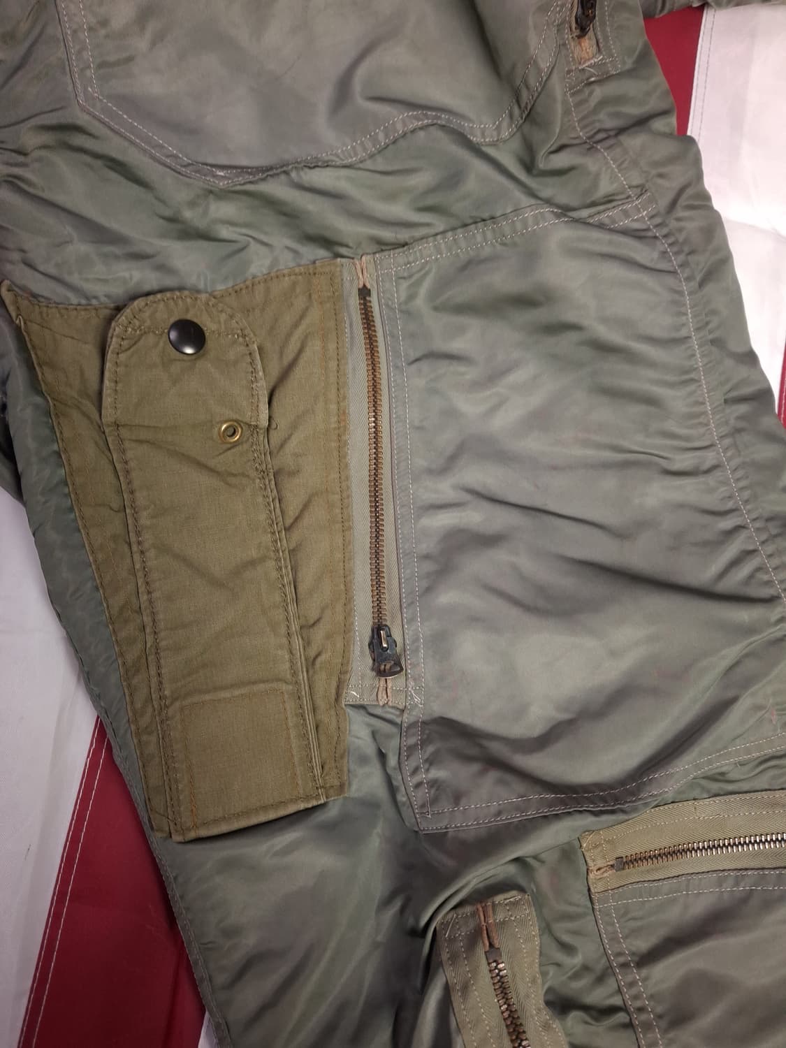 오리지날 50's 미공군 블랙라벨 CWU-1/P 항공 커버올 상품이미지3