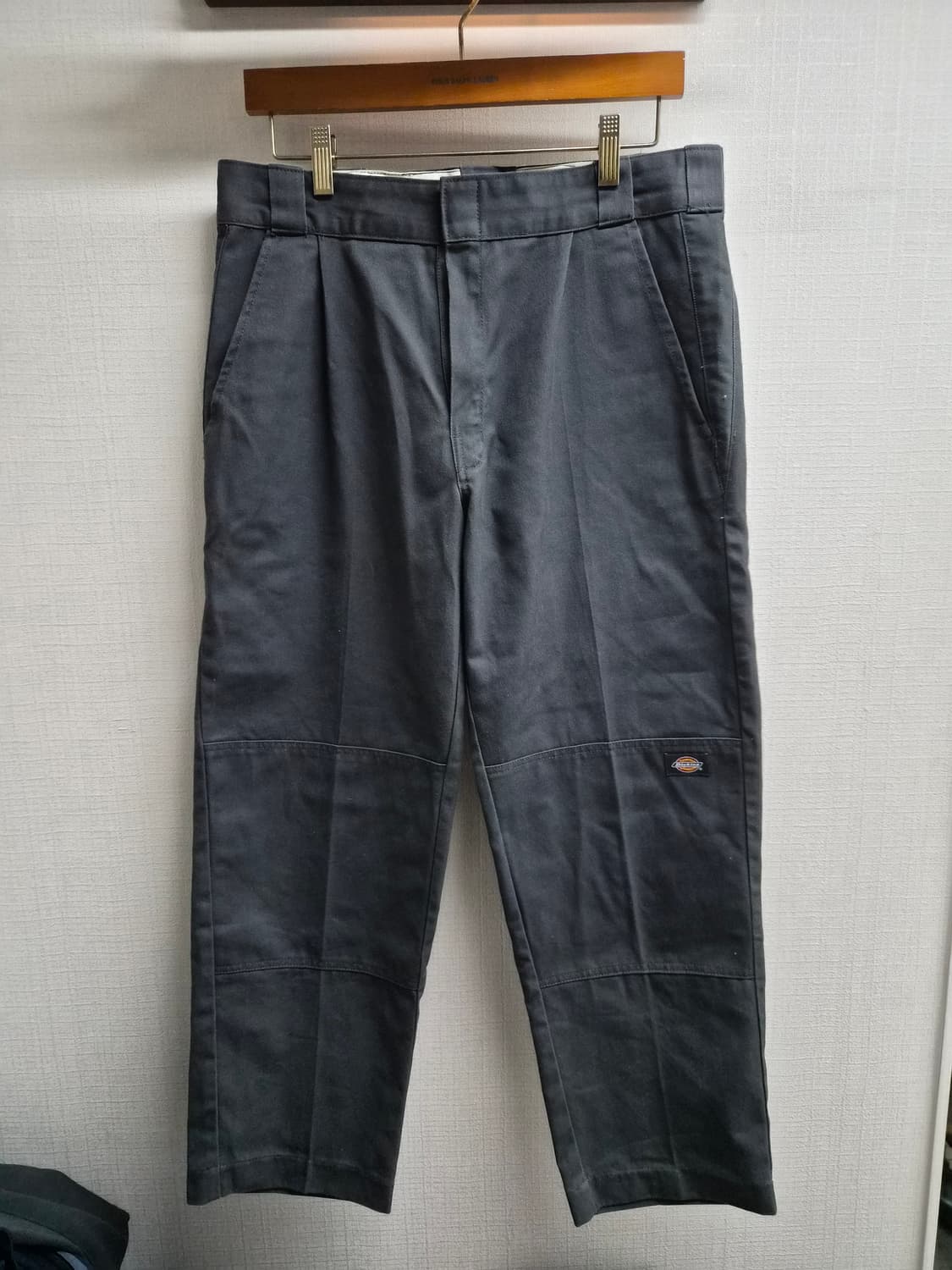 31) 디키즈 더블니 루즈핏 차콜 그레이 팝니다 상품이미지1