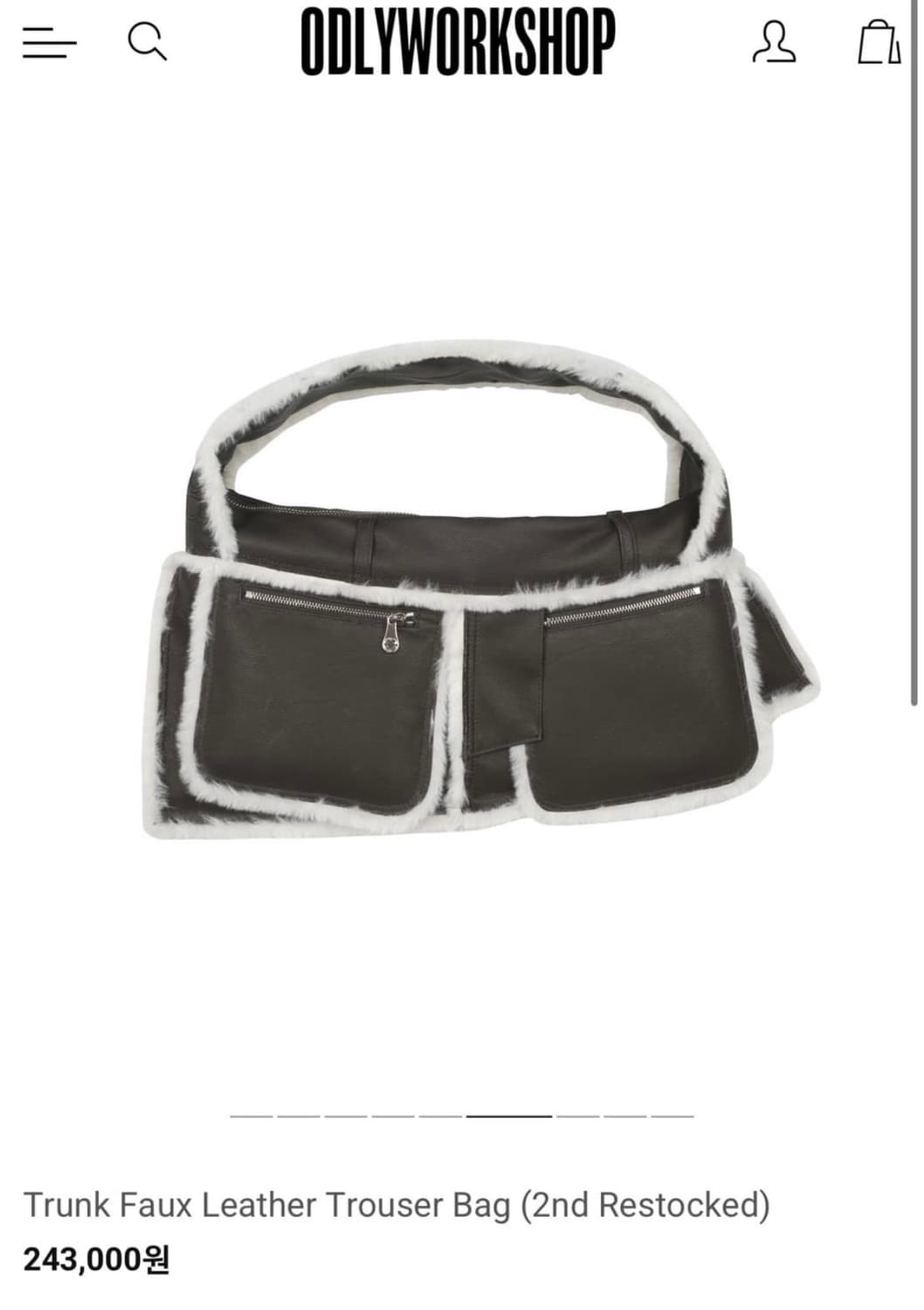 오들리워크샵 트라우저백 상품이미지2