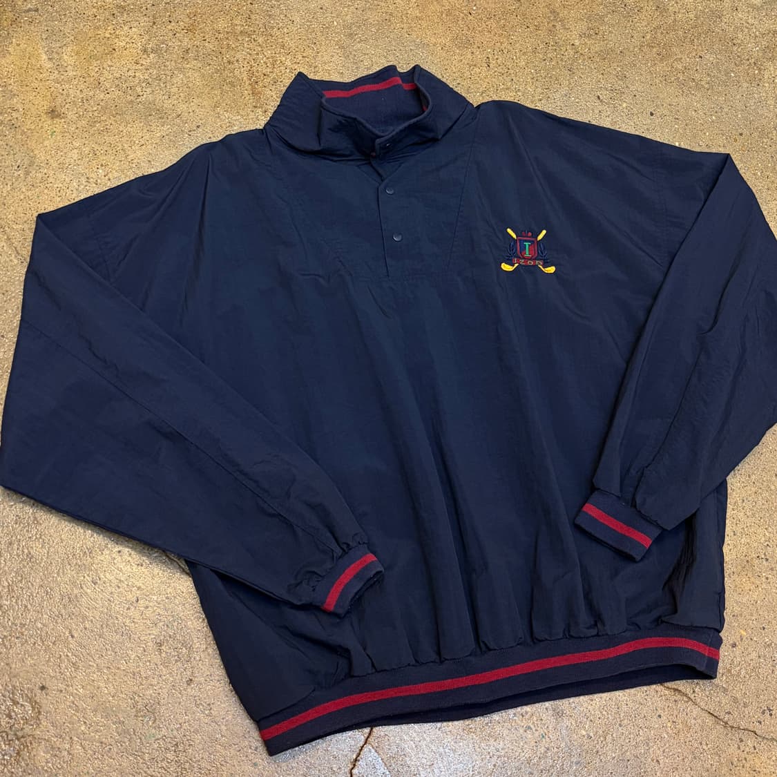 레어 90s USA 빈티지 아이조드 아노락 골프 풀오버 바람막이 상품이미지2