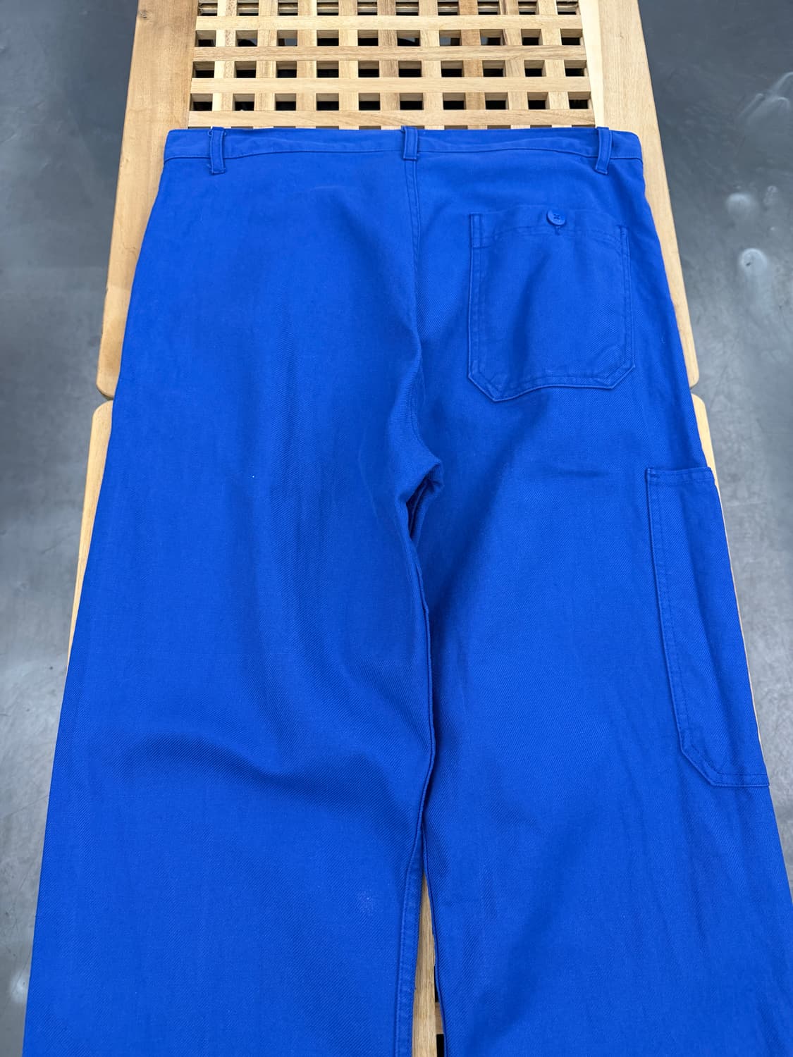 OLD VINTAGE WASHED BLUE FRENCH 프렌치워크팬츠 상품이미지8