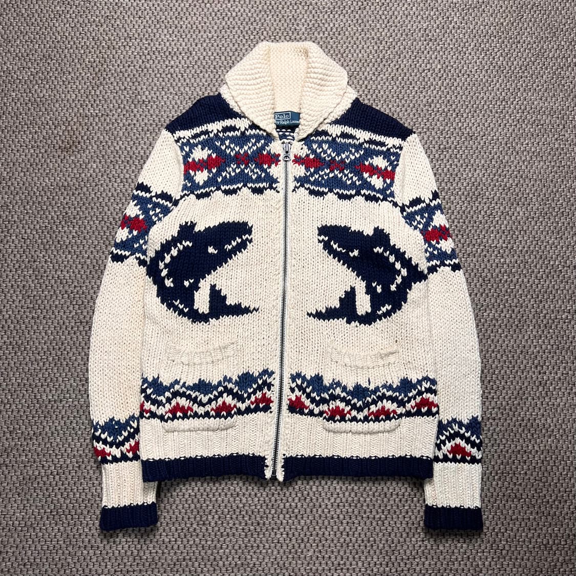 폴로 랄프로렌 코위찬 니트 집업 S 상품이미지1