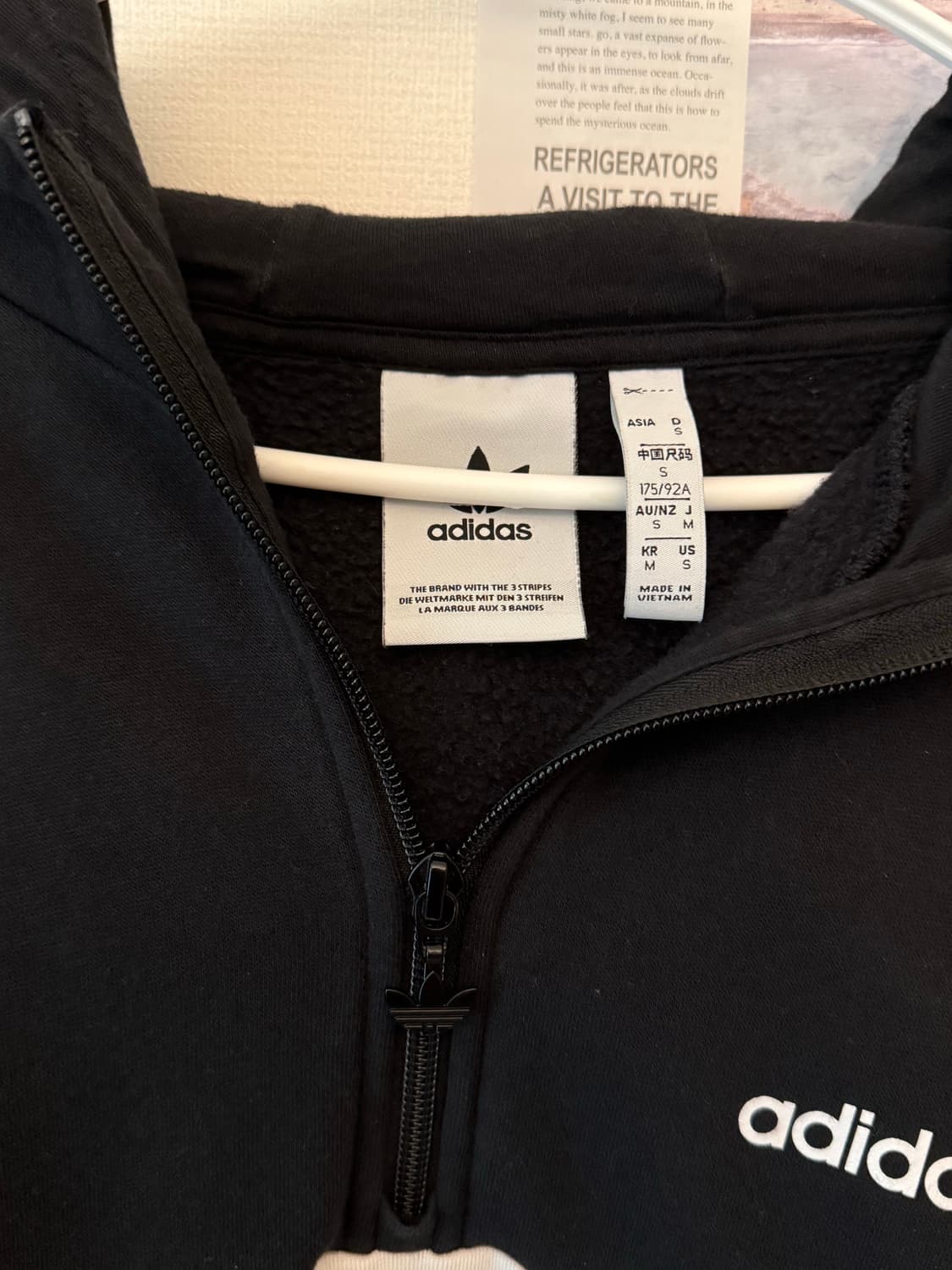 아디다스 반집업 후드티 상품이미지2