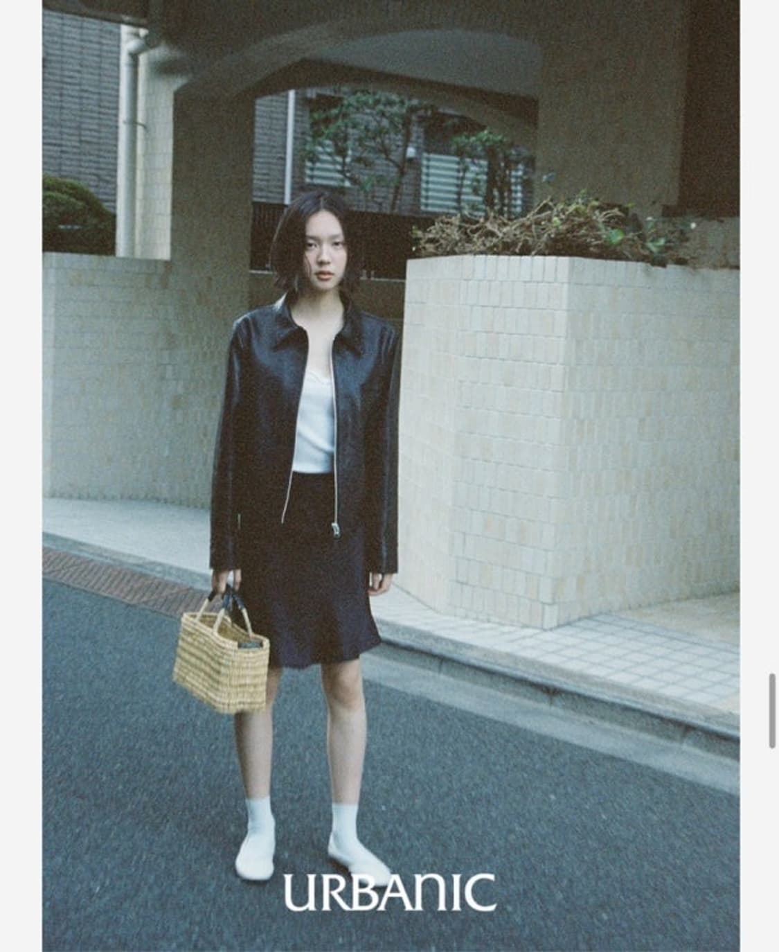 얼바닉30 urbanic30 실비 새틴 스커트 블랙 m 상품이미지1