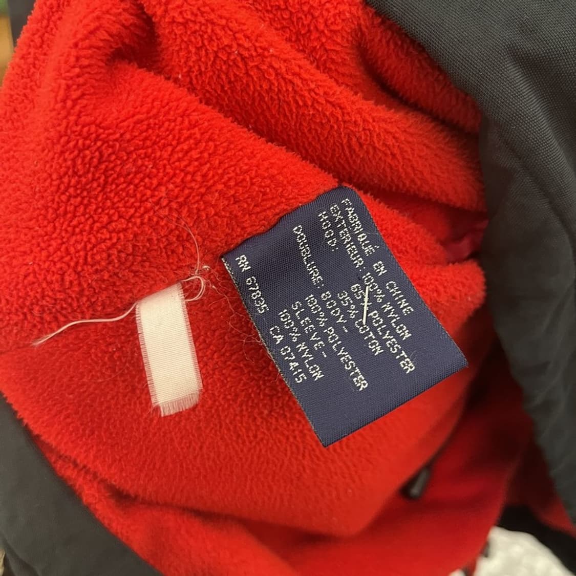 노티카 올드스쿨 레트로 캐주얼 오버핏 기모 바람막이 L C10344 상품이미지6