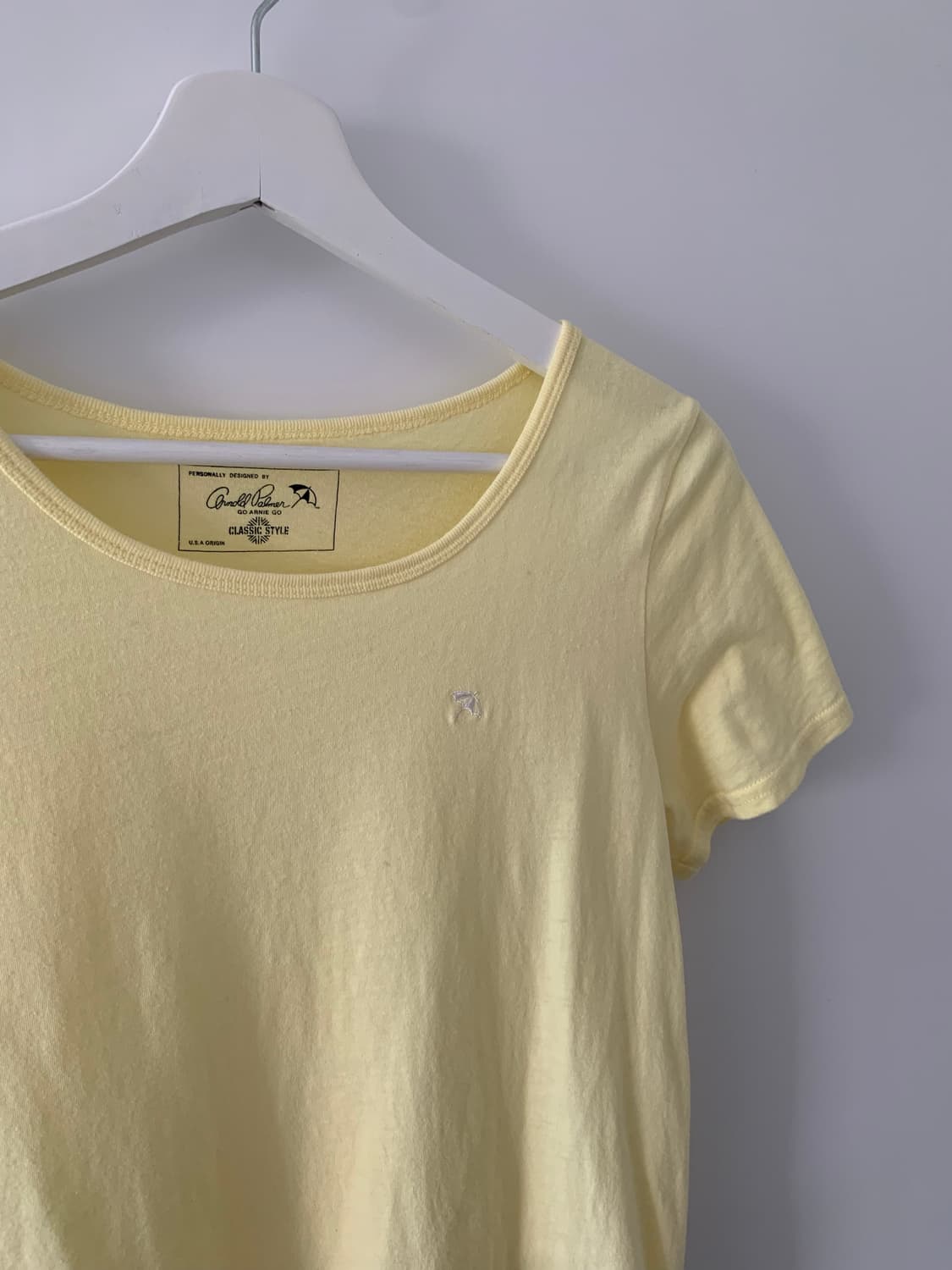 연노랑 슬림 티셔츠 상품이미지2