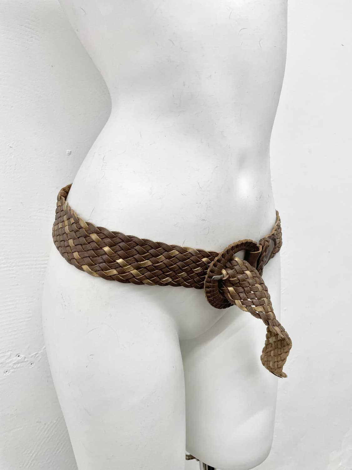 리얼레더 그런지 위빙 벨트 상품이미지3