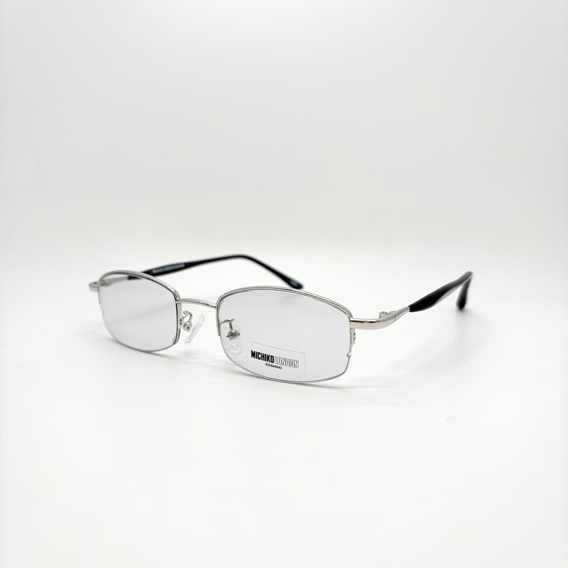 MICHIKO LONDON 미치코런던 실버 스퀘어 반무테 상품이미지1