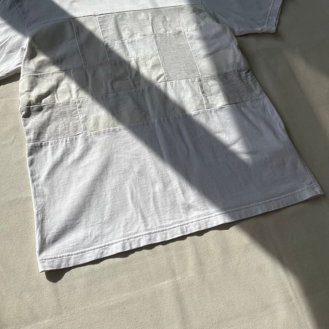 꼼데가르송옴므 AD2018 패치워크 로고 티셔츠 상품이미지4