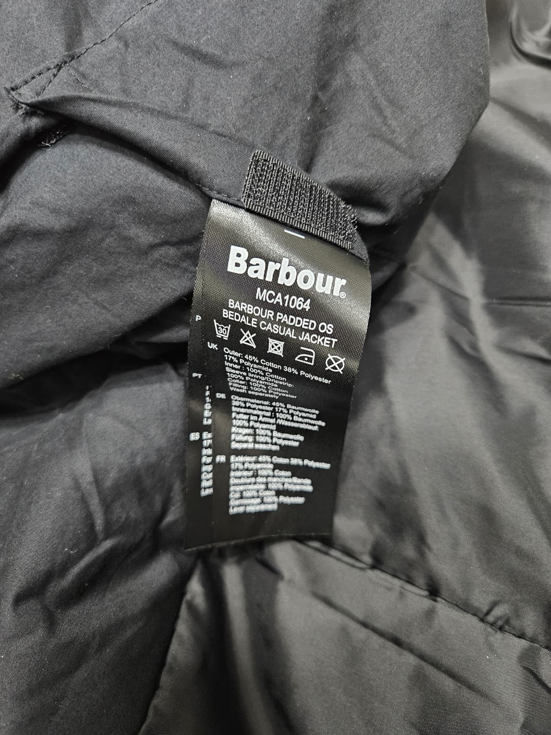 (xl 42)바버 비데일 패디드 캐주얼 자켓 패딩자켓 [새상품] 상품이미지9