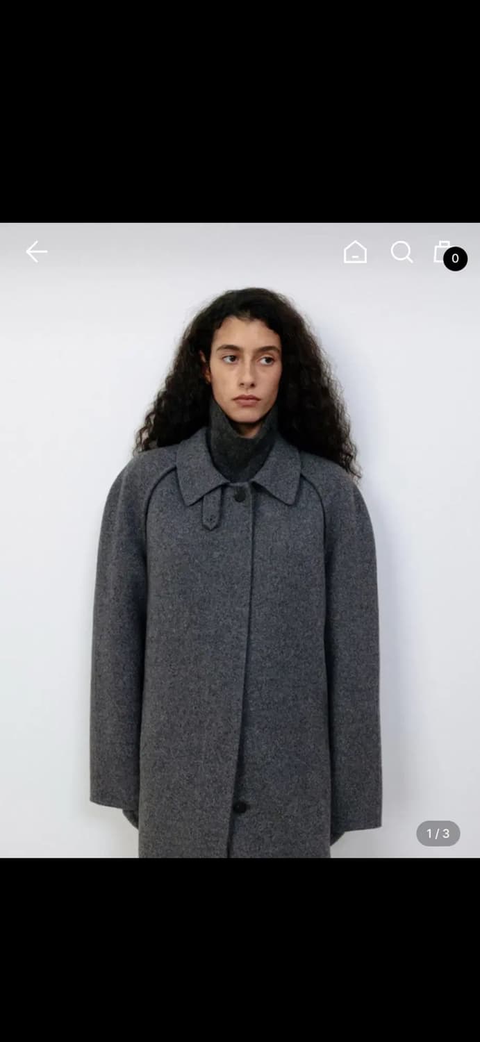 le17septembre 래글런 하프 핸드메이드 코트 상품이미지3