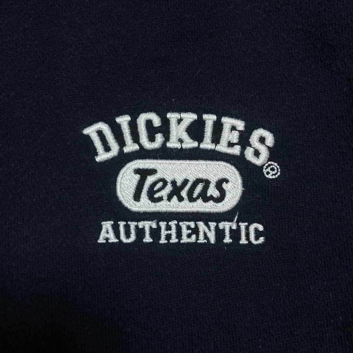 디키즈 y2k 스몰 로고 네이비 후드 집업 상품이미지2