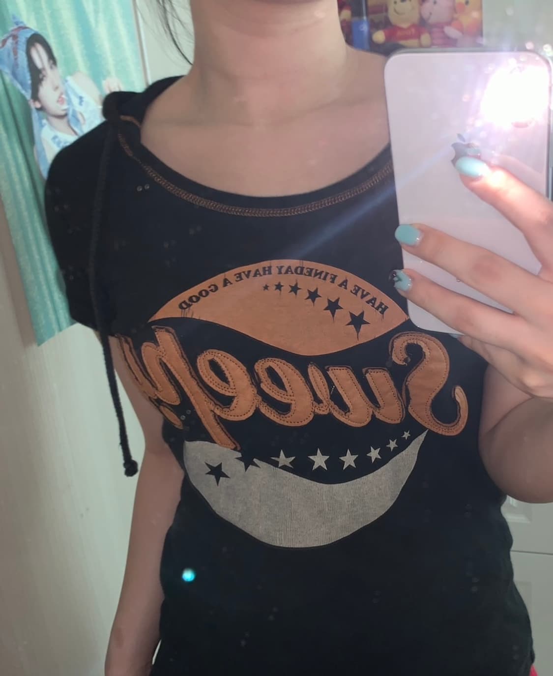 후드 반팔티 상품이미지1