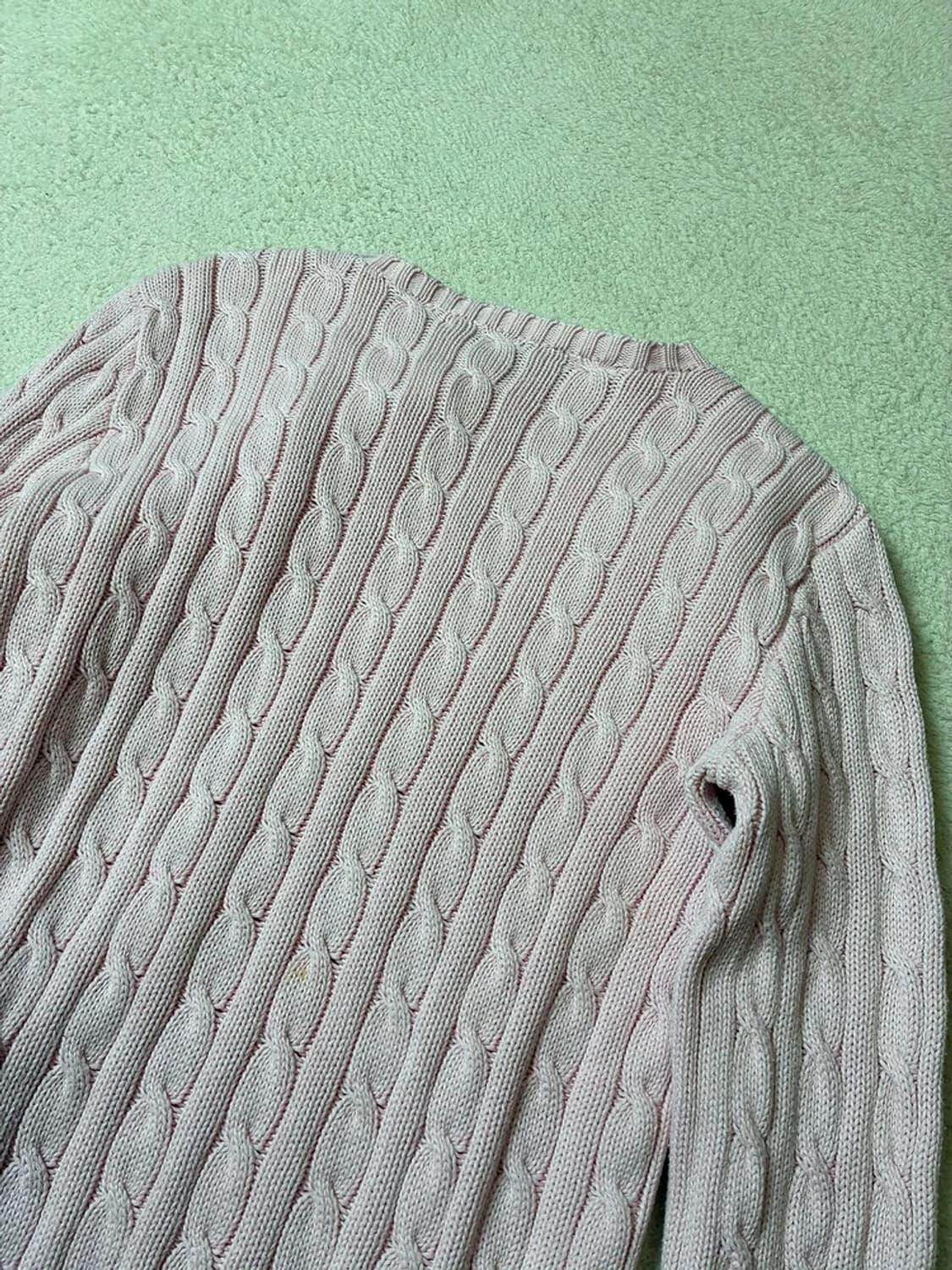 폴로 랄프로렌 00's 케이블 화이트 포니 니트 PN7383 상품이미지5