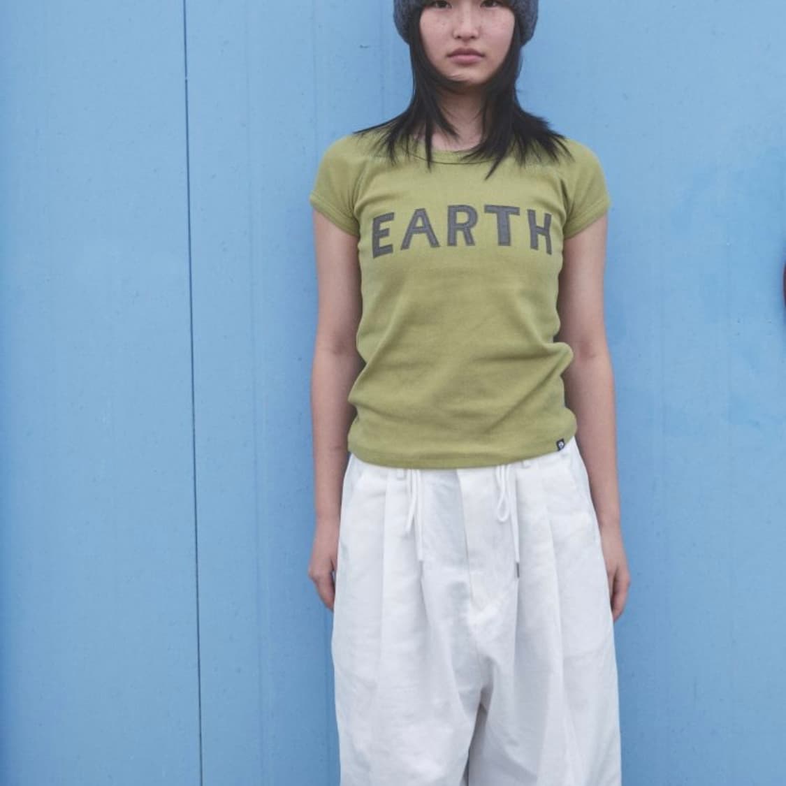 Earthjigu 반팔티 올리브색 판매(새상품) 상품이미지2