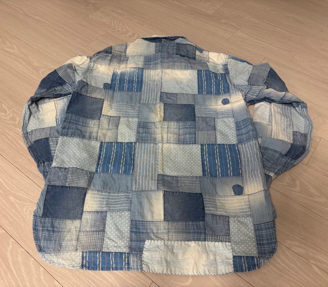 폴로 랄프로렌 인디고 패치워크 셔츠 상품이미지2