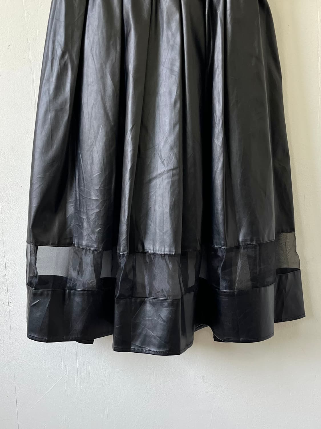 juniowwret 페이크 레더 스커트 상품이미지2