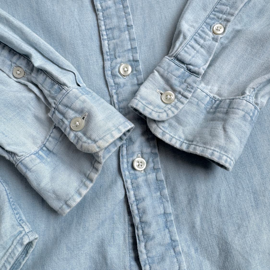 폴로 신형 포니 샴브레이 데님셔츠 상품이미지4