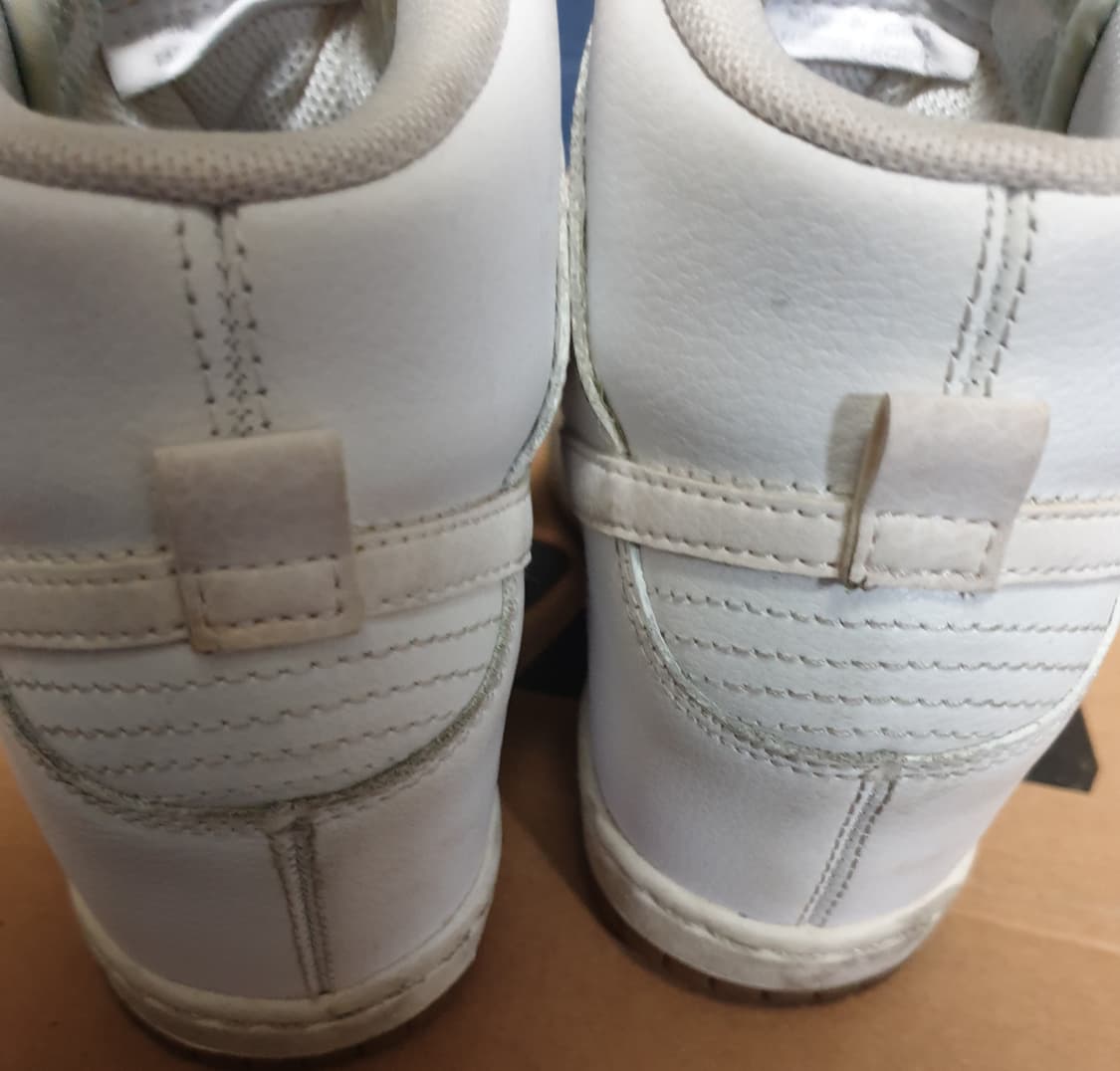 나이키 우먼 키높이 덩크하이 스니커즈 화이트 (235) 6cm 상품이미지4