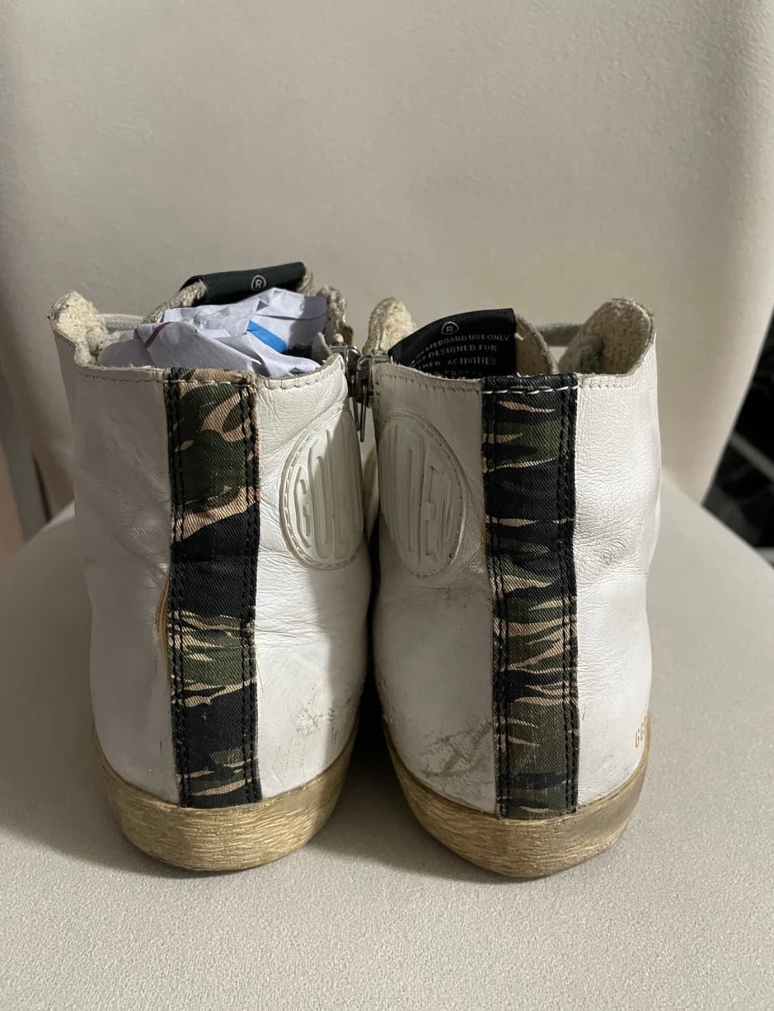 골든구스 하이탑 260 화이트실버 상품이미지5