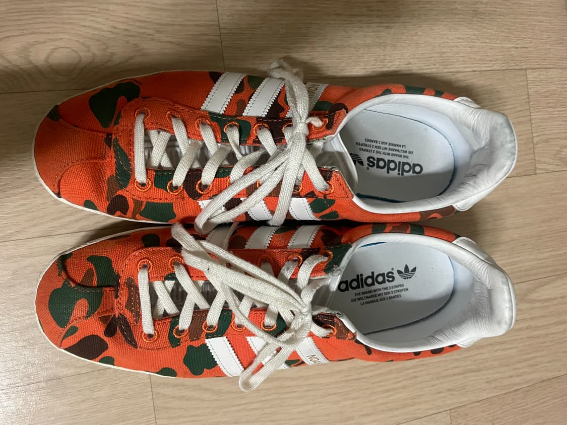 Adidas x Noah Gazelle OG Orange Camo 상품이미지7