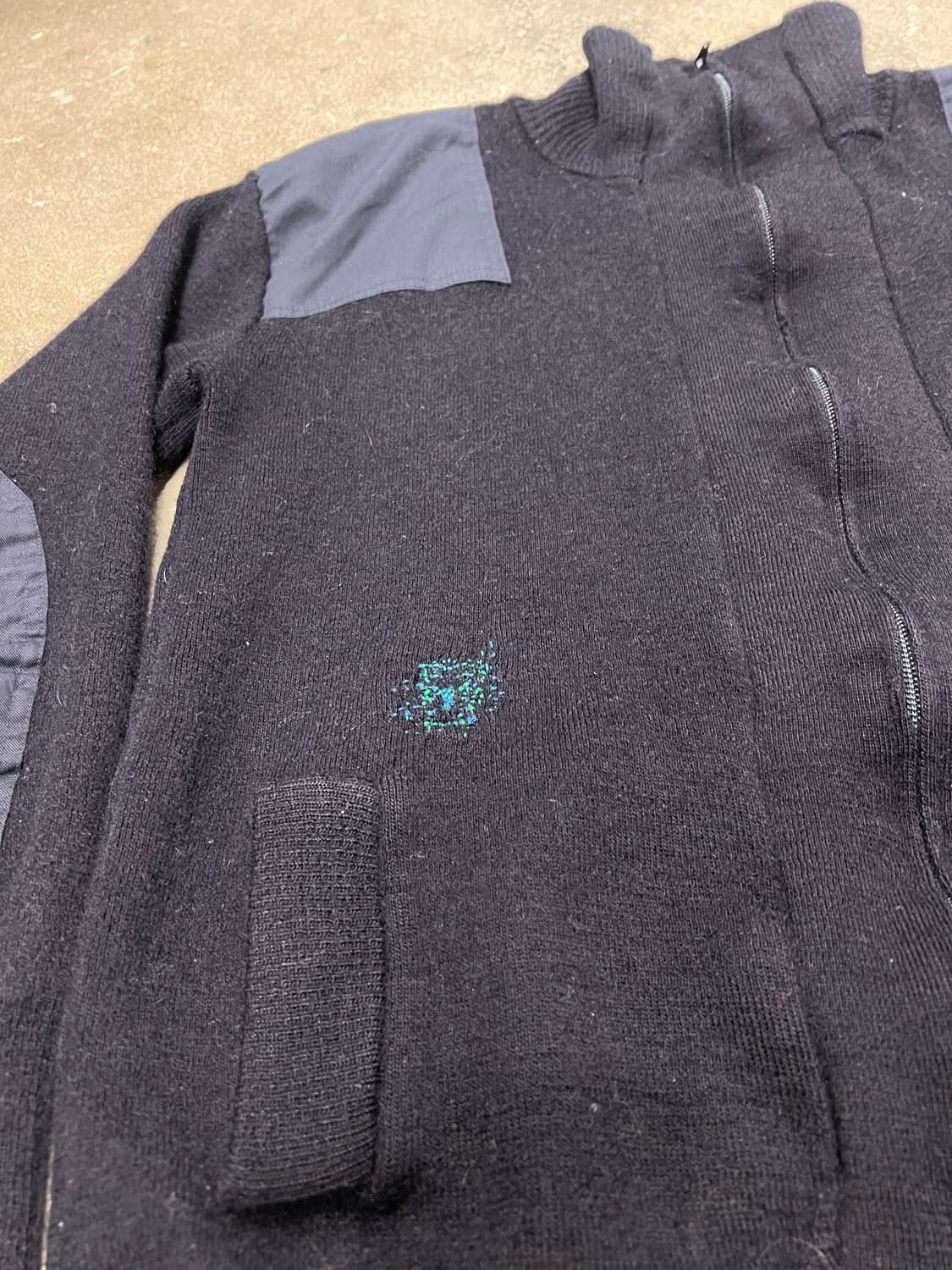 90‘s 독일군 커맨드 울 니트 집업  상품이미지4