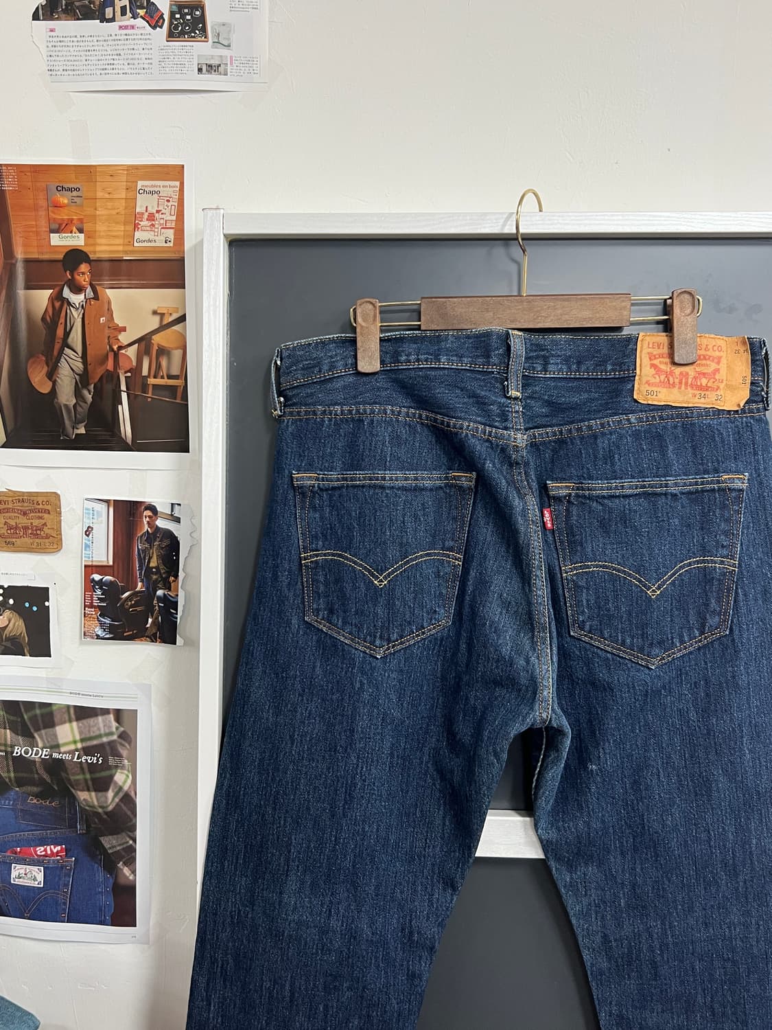 Levis 리바이스 501 버튼플라이 스트레이트 데님 팬츠 상품이미지2