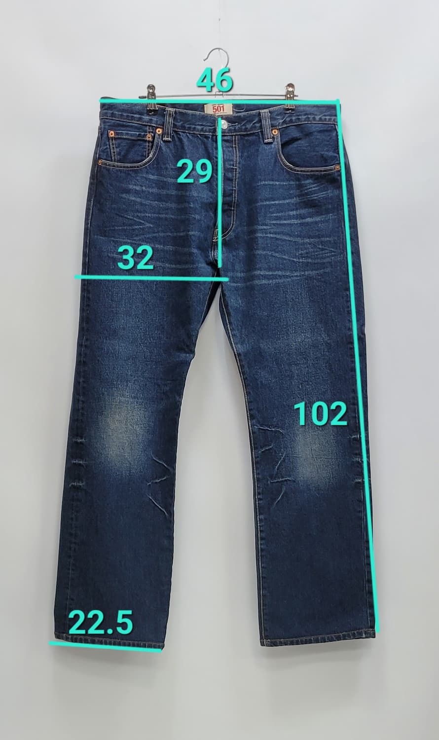 LEVI'S 리바이스 501 클레식 데님 청바지 / 남 36
 상품이미지10