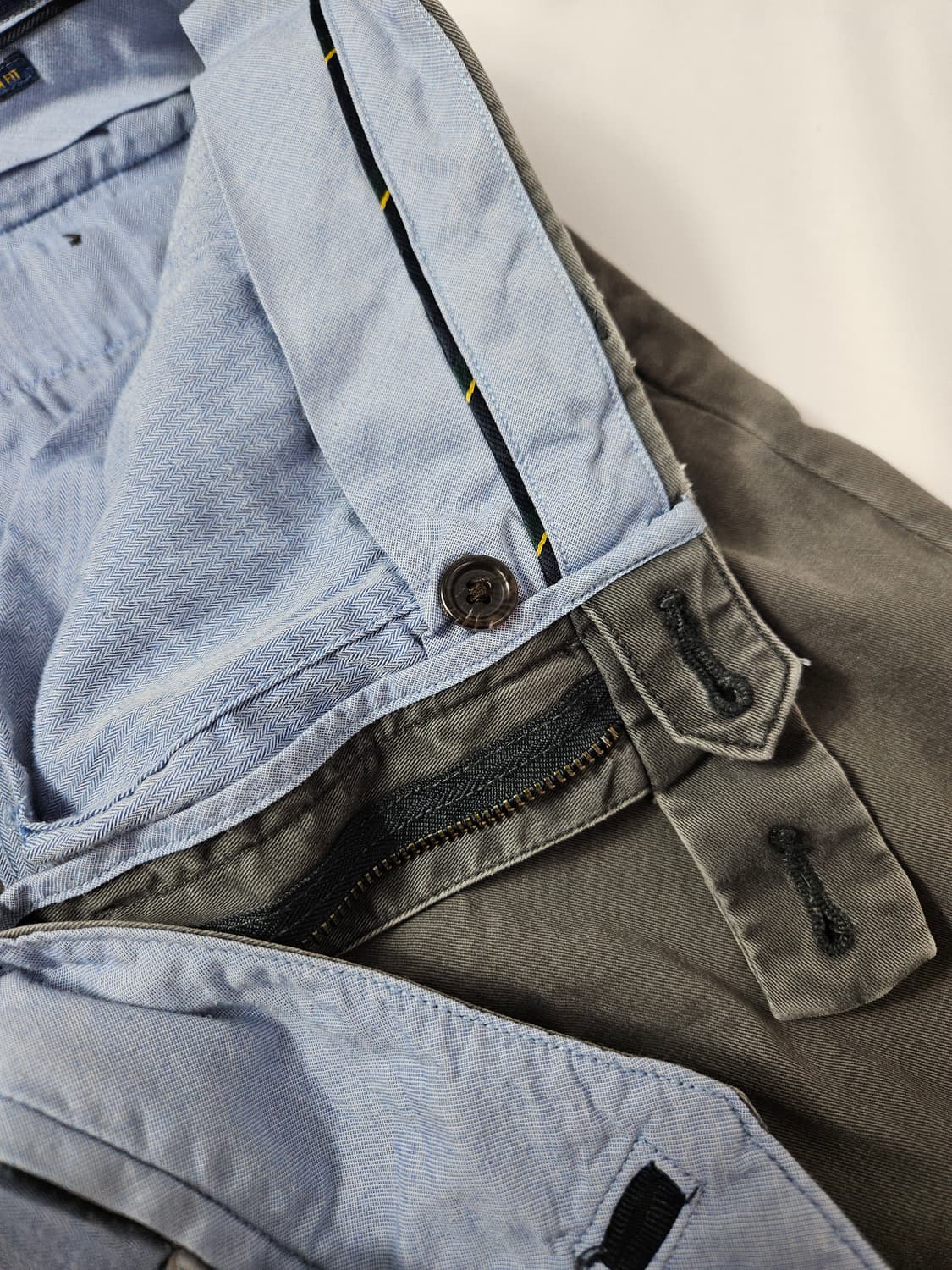 폴로 랄프로렌 신형 QR정품 치노팬츠 슬랙스 바지 워싱챠콜 33 상품이미지6