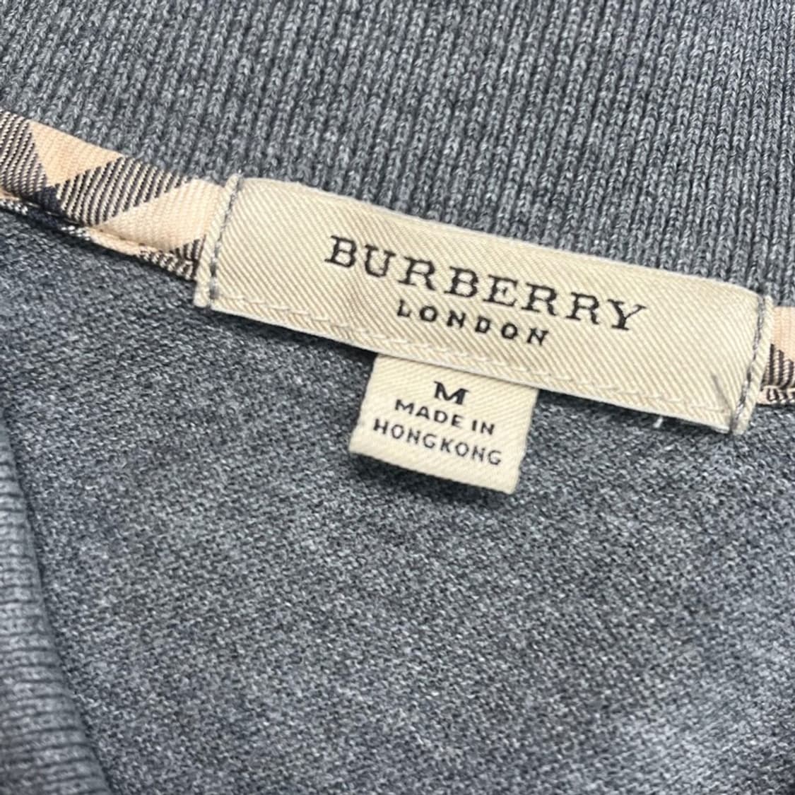  BURBERRY PK 카라티 그레이 M 상품이미지5