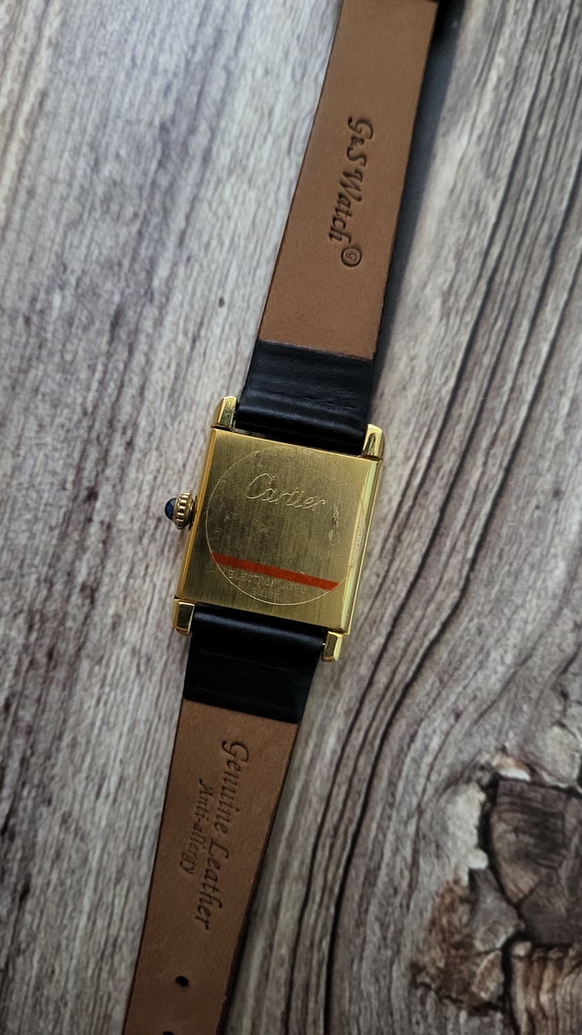 [연말세일] 감정서 포함 정품 까르띠에 프리 머스트 탱크 여성용 수동시계 상품이미지8
