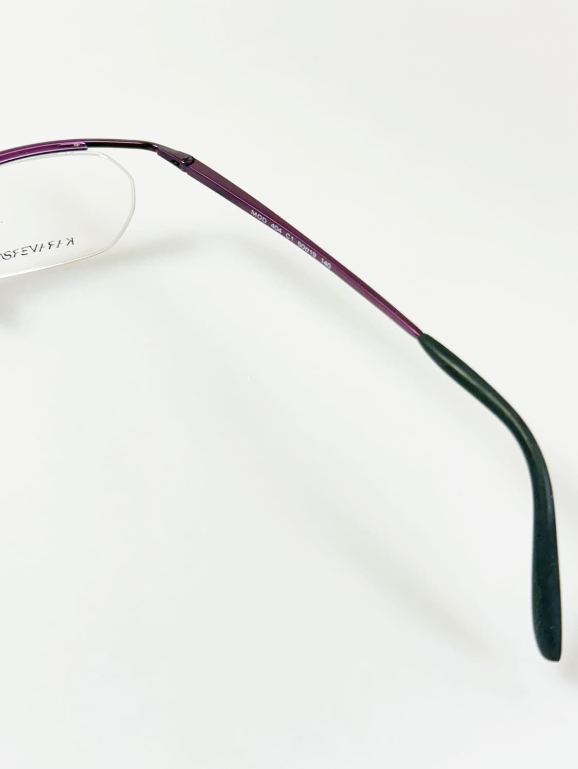 KARAVERSO 바이올렛 하프림 스퀘어 빈티지 안경 상품이미지6