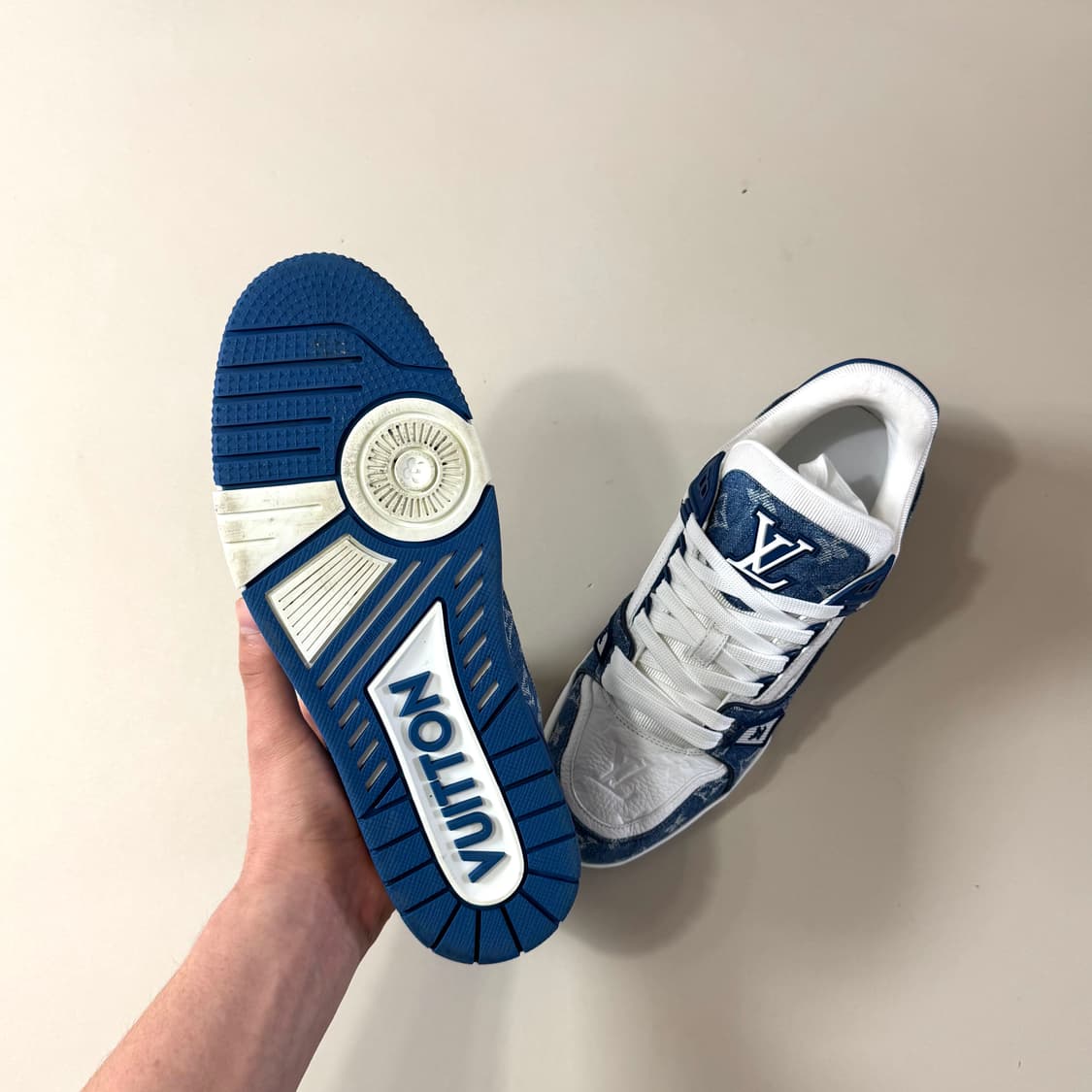 [백화점판/7]루이비통 LV 트레이너 데님 스니커즈 상품이미지5