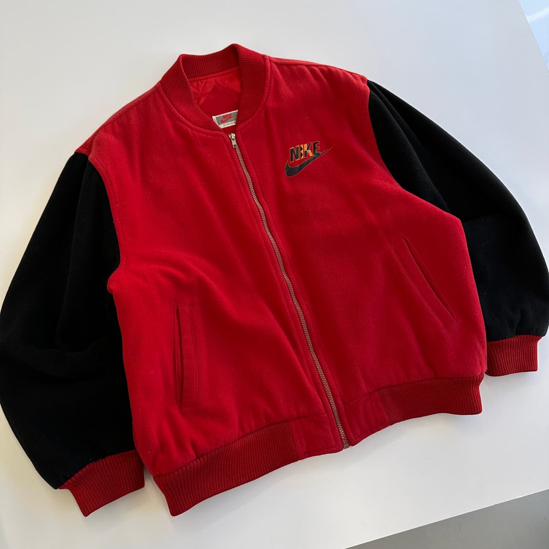 나이키 90‘s 삼마스포츠 just doit 울 바시티 상품이미지4