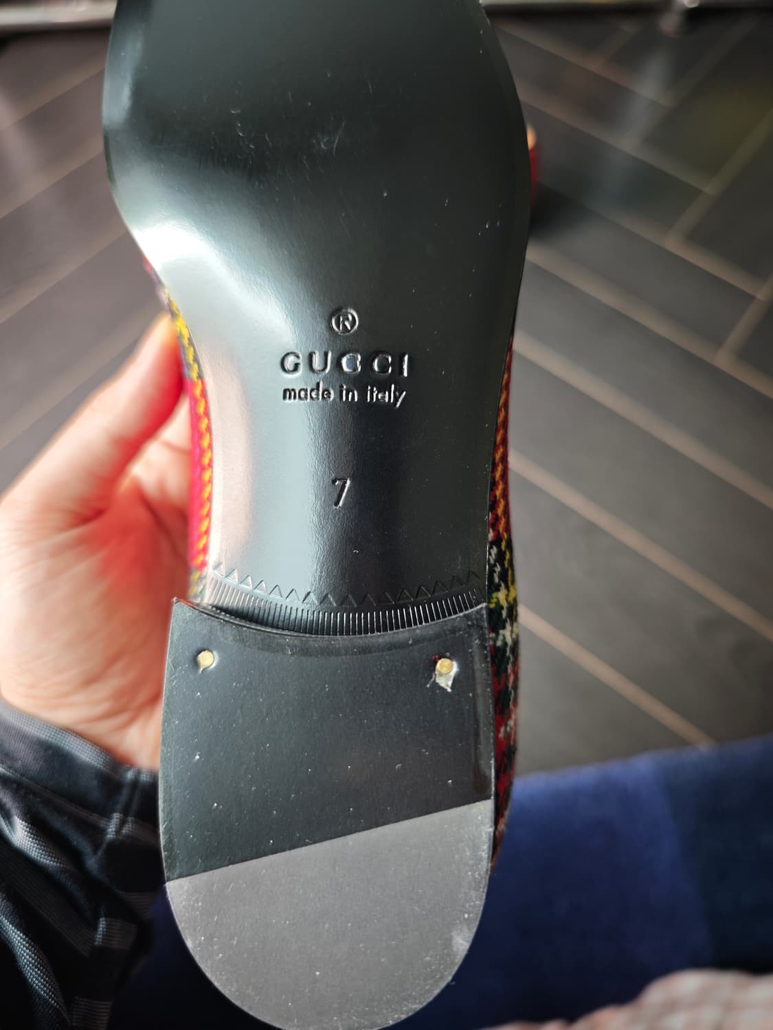 구찌 타탄 울프 로퍼(새상품) 상품이미지6