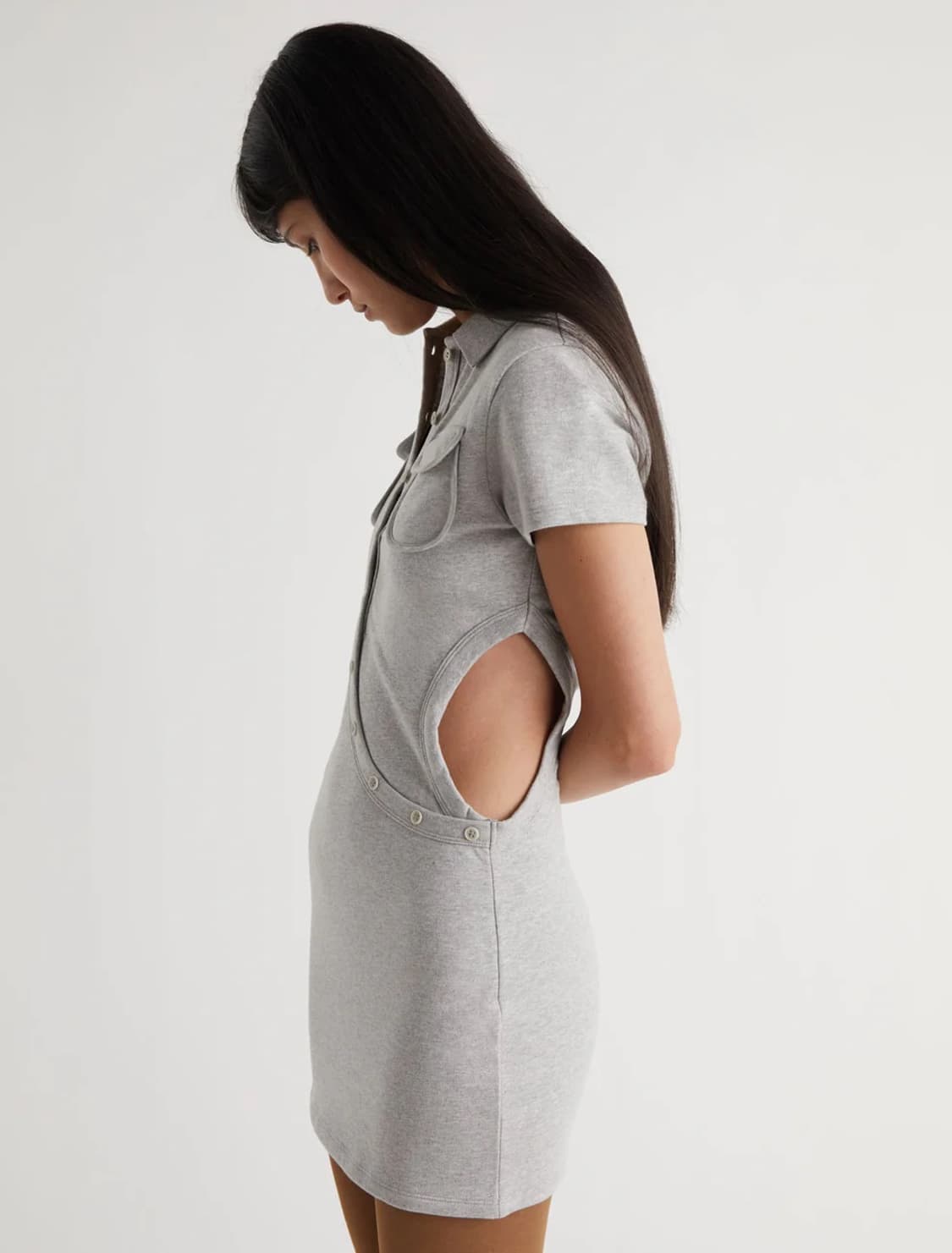 [XS,M]팔로마울 Susana 포켓 드레스/그레이 상품이미지3