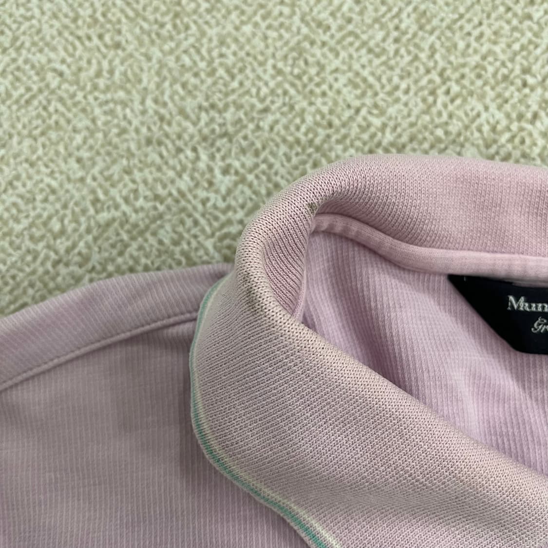 M 먼싱웨어 여성 골프 반집업 티셔츠 0122M1 상품이미지3