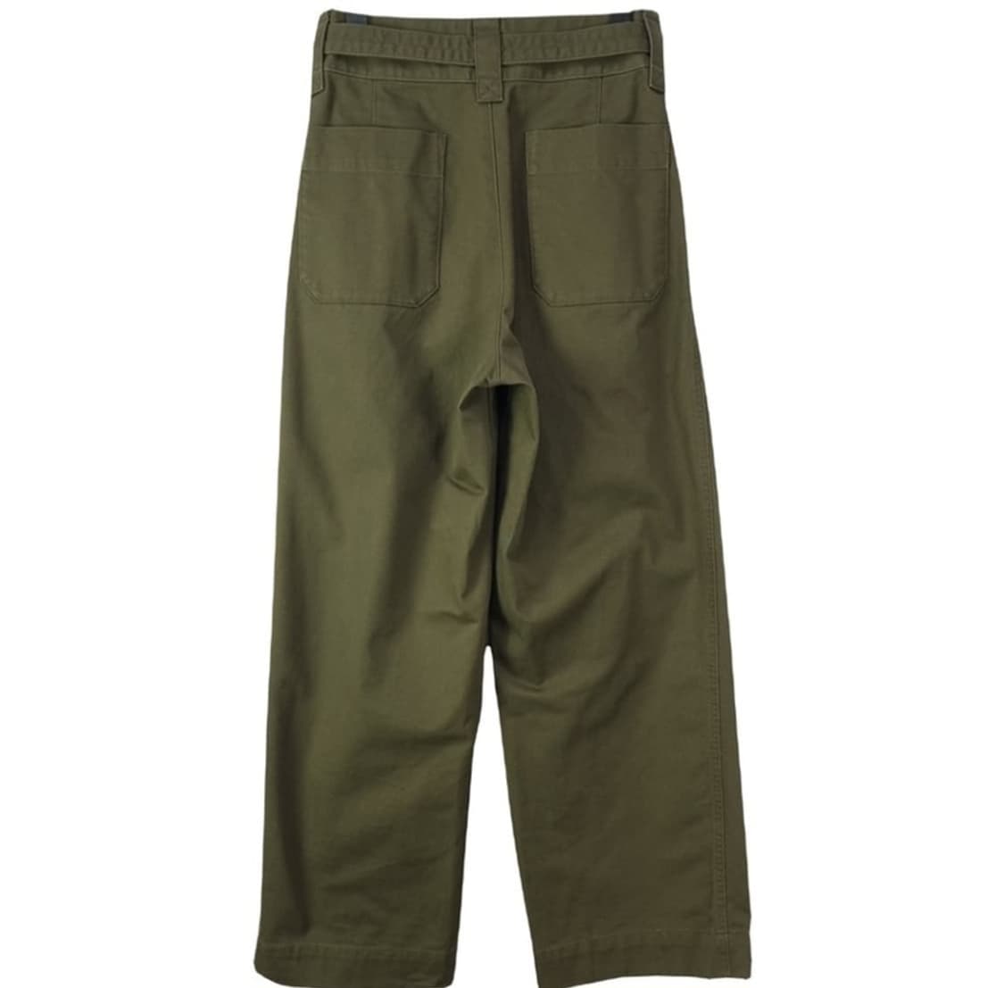 [유니클로 U 르메르] 루즈 핀턱 벵티드 팬츠 올리브 M18816 상품이미지3