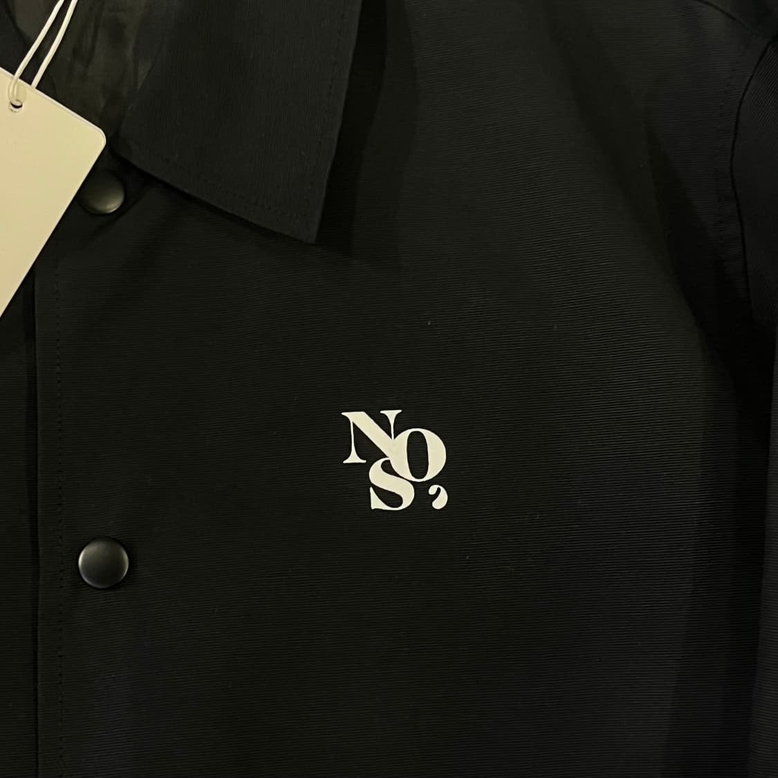 NOS7 블랙 백로고 코치자켓 상품이미지5