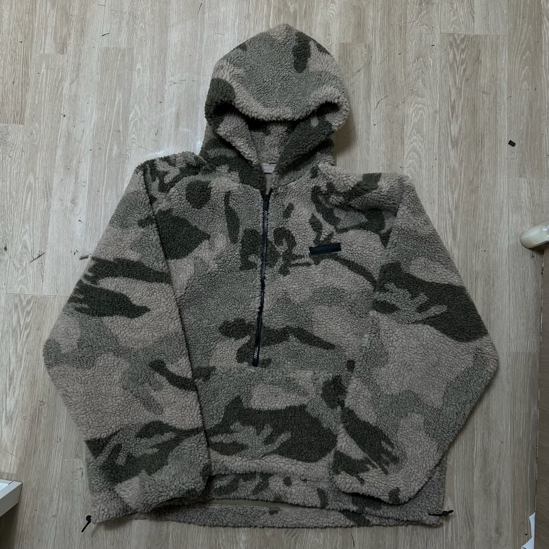 피어오브갓 에센셜 카모플라쥬 아노락 플리스 후리스 XL  상품이미지1