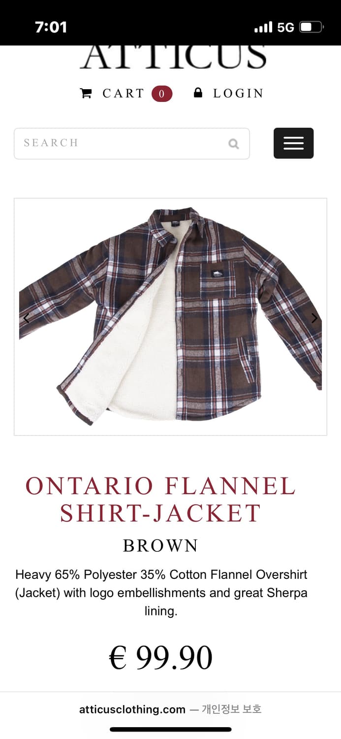 Atticus 체크 자켓  상품이미지2